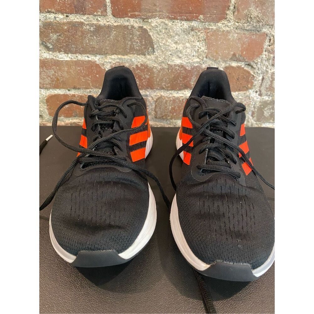 Adidas Mens Response Super Running Shoes Black Red FZ1975 Low Top Lace Up Men’s - Picture 3 of 11